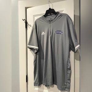 NWOT’s Mens Adidas Aeroready gray shirt & KY Wesleyan Basketball logo